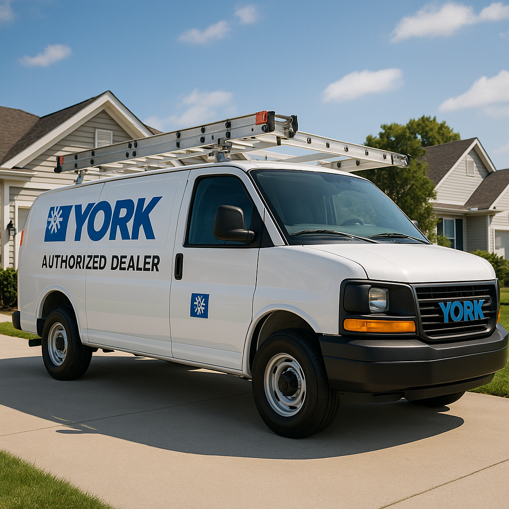 Jeremy Wanders HVAC service van